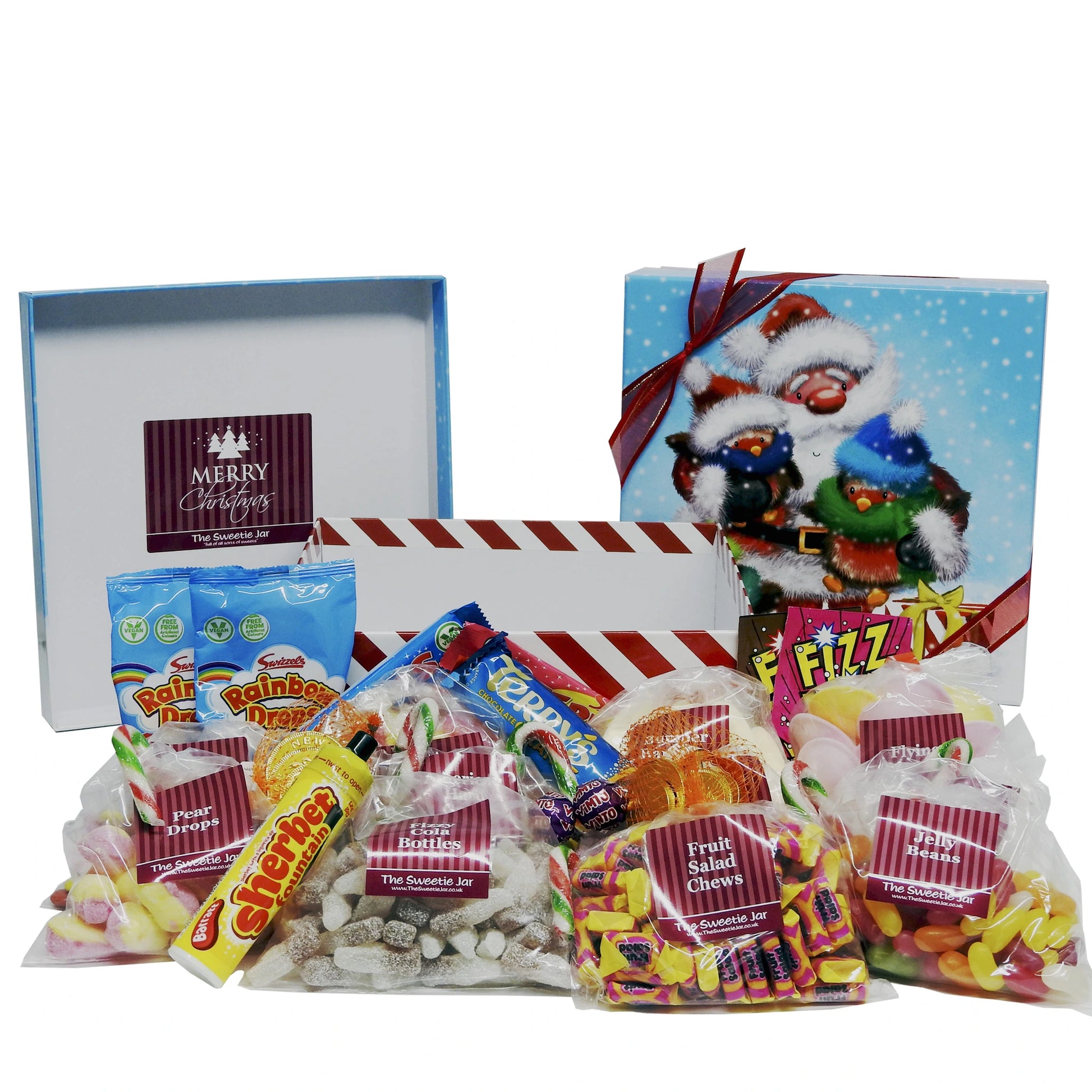 Retro Sweets Christmas Large Gift Box - Retro Sweets Gifts at The Sweetie Jar