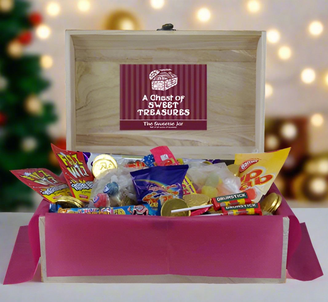 Retro Sweets Wooden Chest : Large