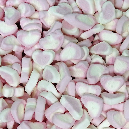 Mini Heart Mallows - Retro Sweets at The Sweetie Jar