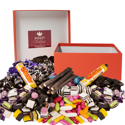 Liquorice Sweets Christmas Gift Box - Retro Sweets Gifts at The Sweetie Jar