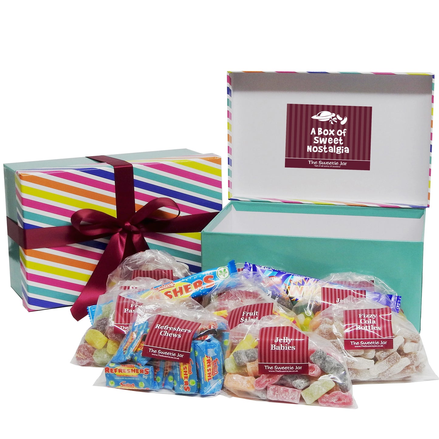Chews and Jelly Sweets Gift Box - Retro Sweets Gifts at The Sweetie Jar.