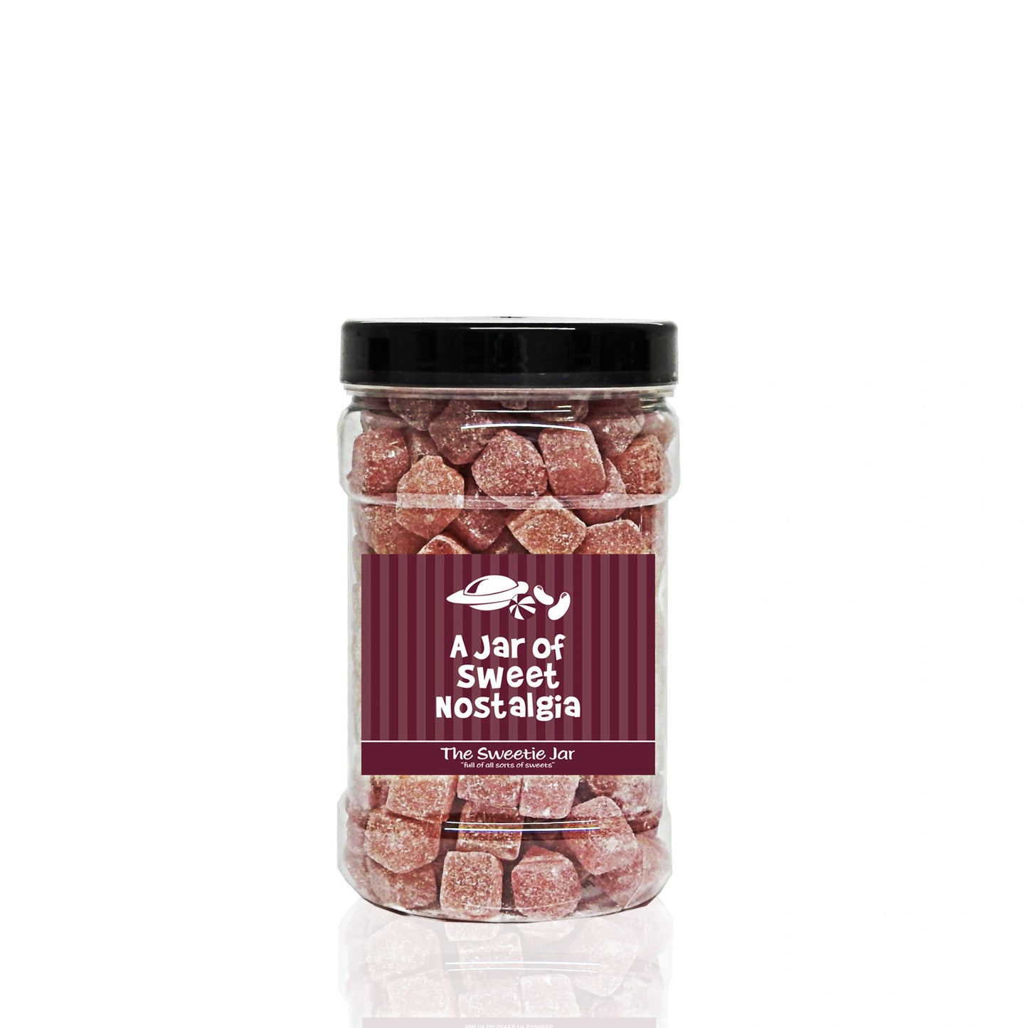 A Small Jar of Kola Cubes - Kola Flavour Hard Boiled Sweets