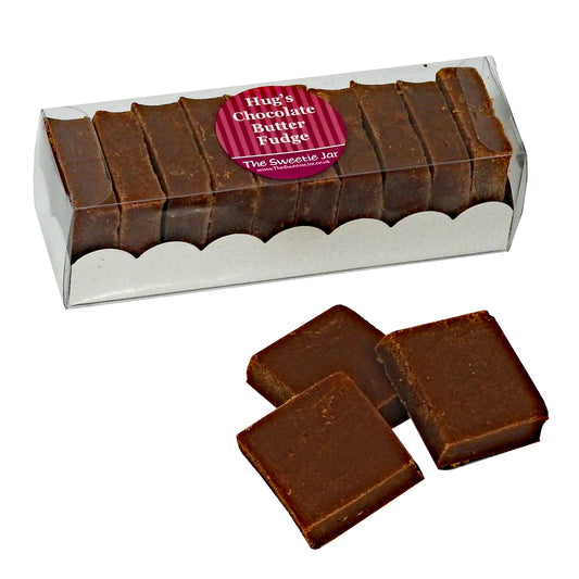 Hug's Chocolate Butter Fudge - Retro Sweets at The Sweetie Jar