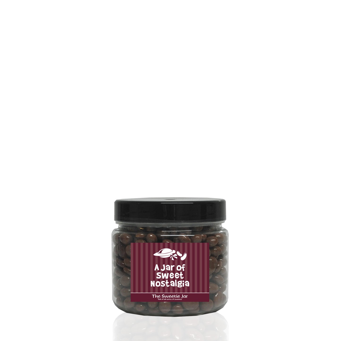 Milk Chocolate Raisins Small Sweet Jar - Retro Sweets Gifts at The Sweetie Jar