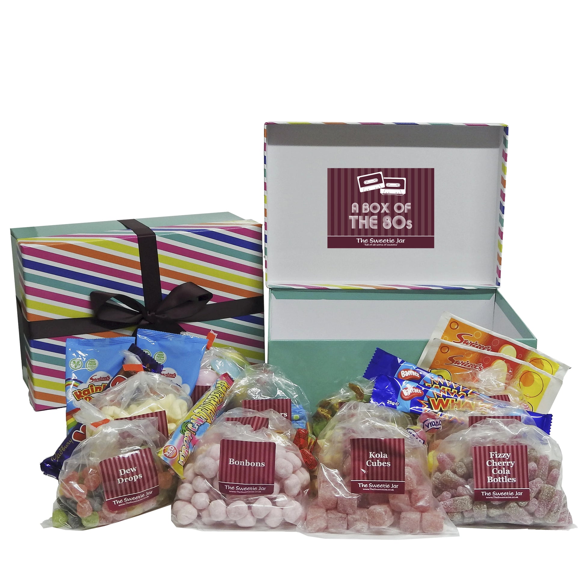 Ultimate 1980s Retro Sweets Large Gift Box – A Nostalgic Gift Packed with Classic 80s Sweets at The Sweetie Jar