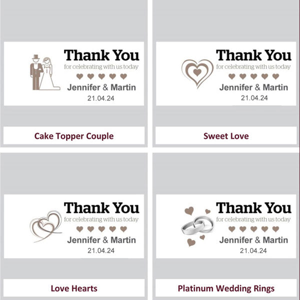 Wedding Favour WHITE Square Boxes