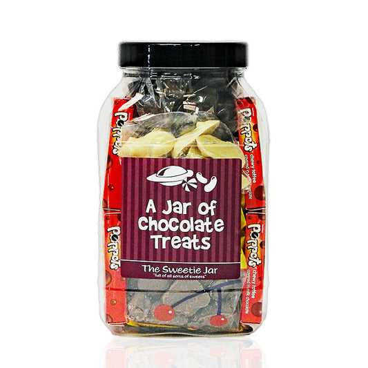 A Jar of Chocolate Treats - For Nostalgic Retro Choccy Sweets
