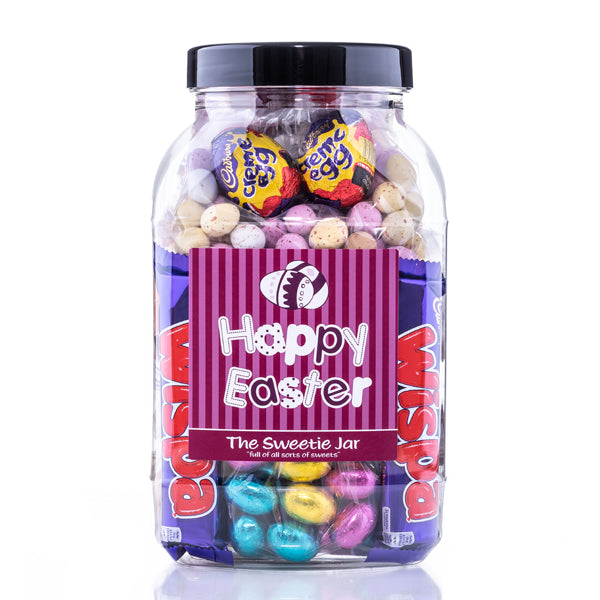 Happy Easter Large Sweet Jar - at The Sweetie Jar