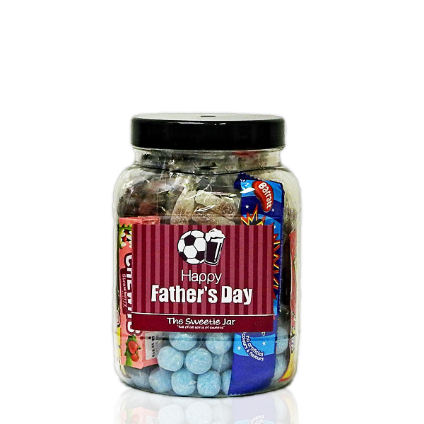 Happy Fathers Day Medium Sweet Jar - Retro Sweets Gift Jars at The Sweetie Jar