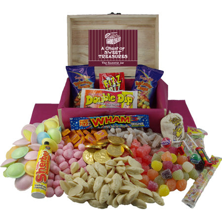 Retro Sweets Wooden Chest : Medium