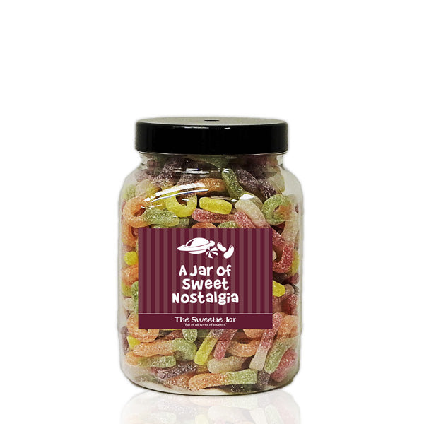 A Medium Jar of Fizzy Sour Dummies - Retro Sweets Jars at The Sweetie Jar