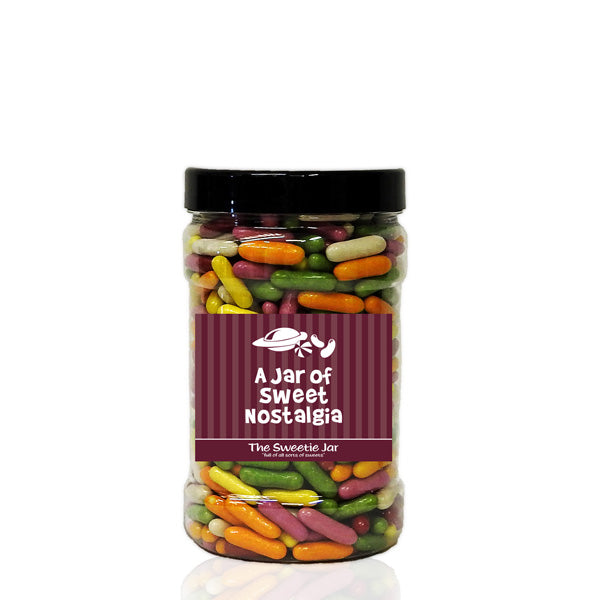 A Small Jar of Liquorice Comfits - Retro Sweets at The Sweetie Jar