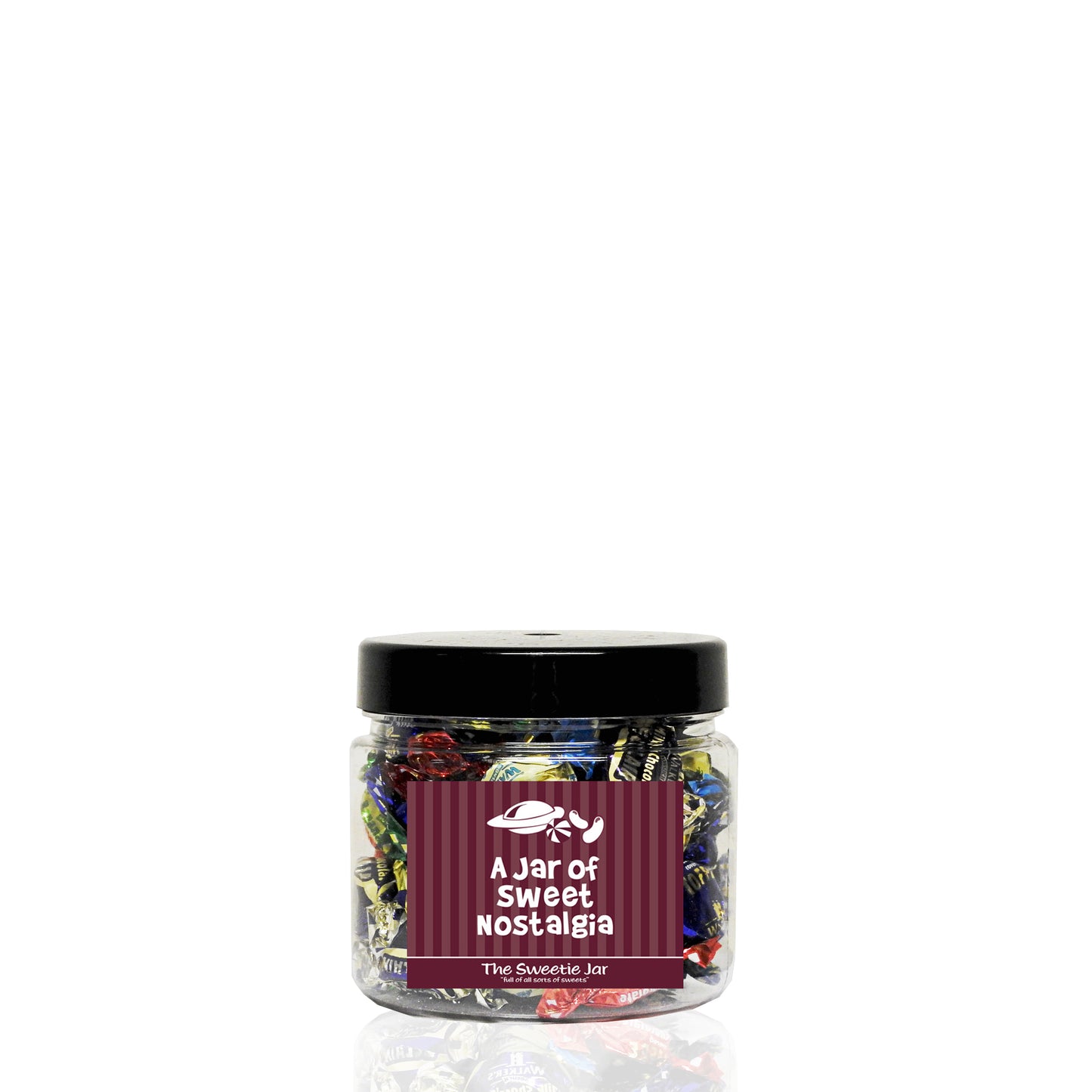 A Small Jar of Assorted Toffees & Eclairs - Jars of Retro Sweets at The Sweetie Jar