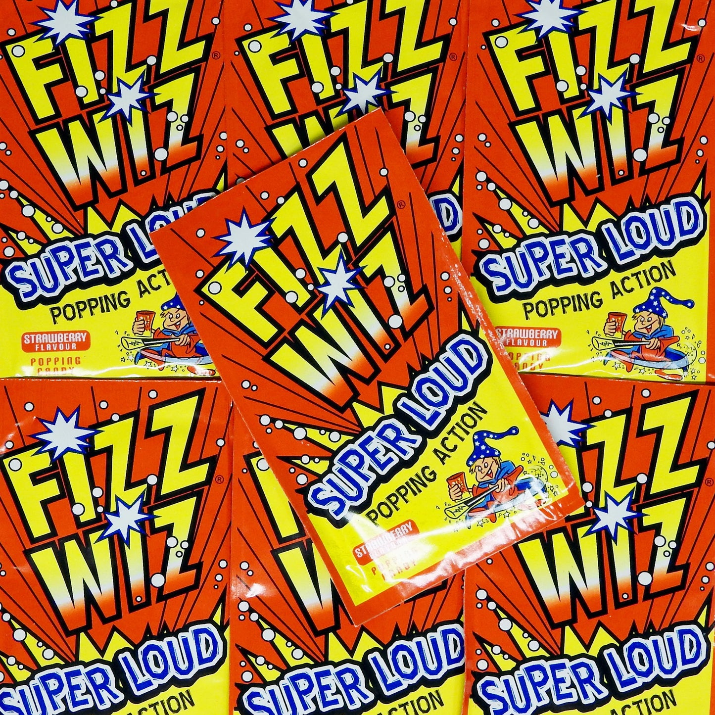 Fizz Wiz Strawberry Popping Candy - Retro Sweets at The Sweetie Jar