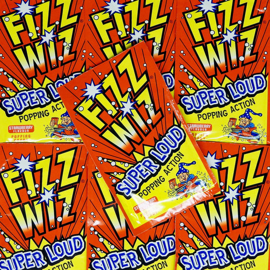 Fizz Wiz Strawberry Popping Candy - Retro Sweets at The Sweetie Jar