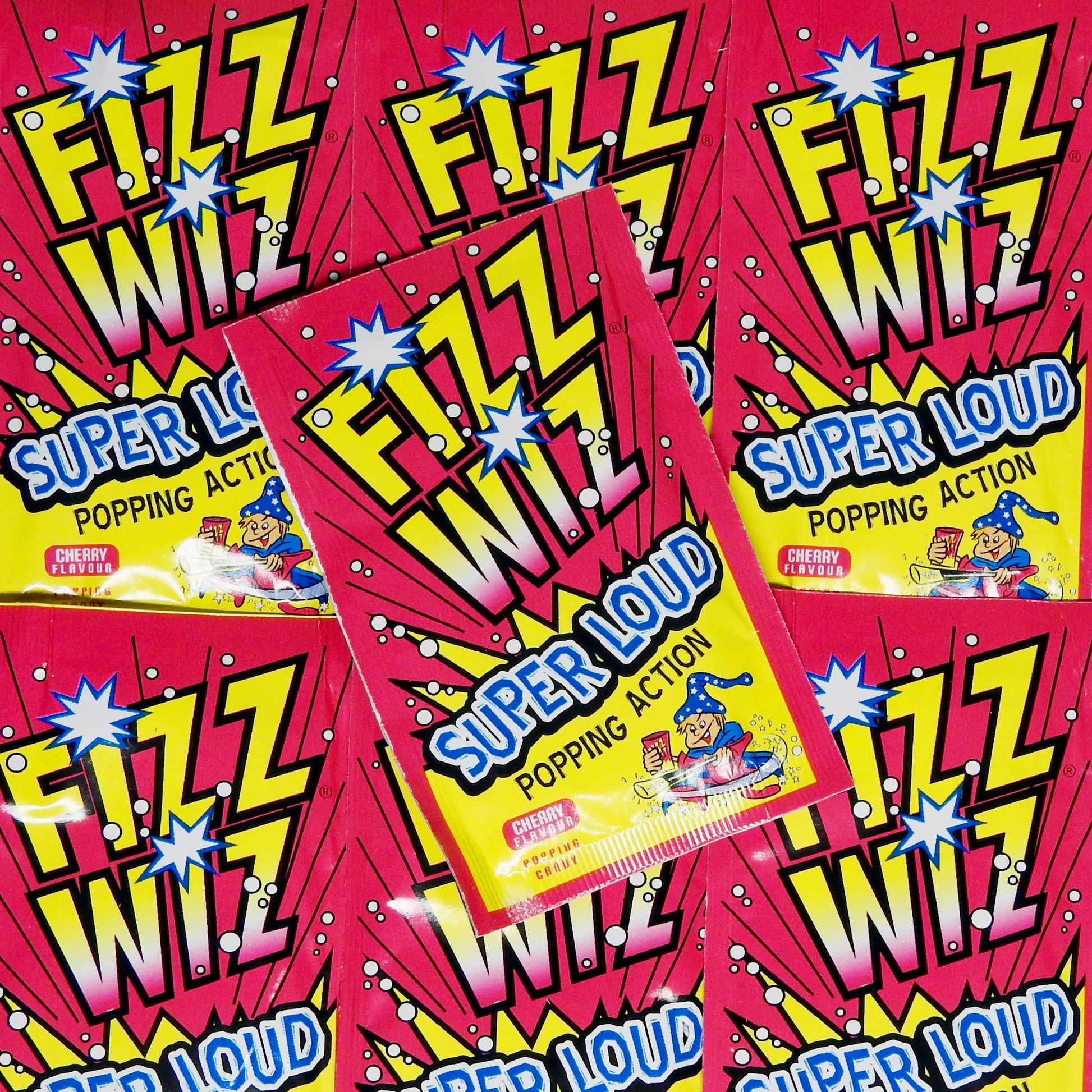 Fizz Wiz Cherry Popping Candy - Retro Sweets at The Sweetie Jar