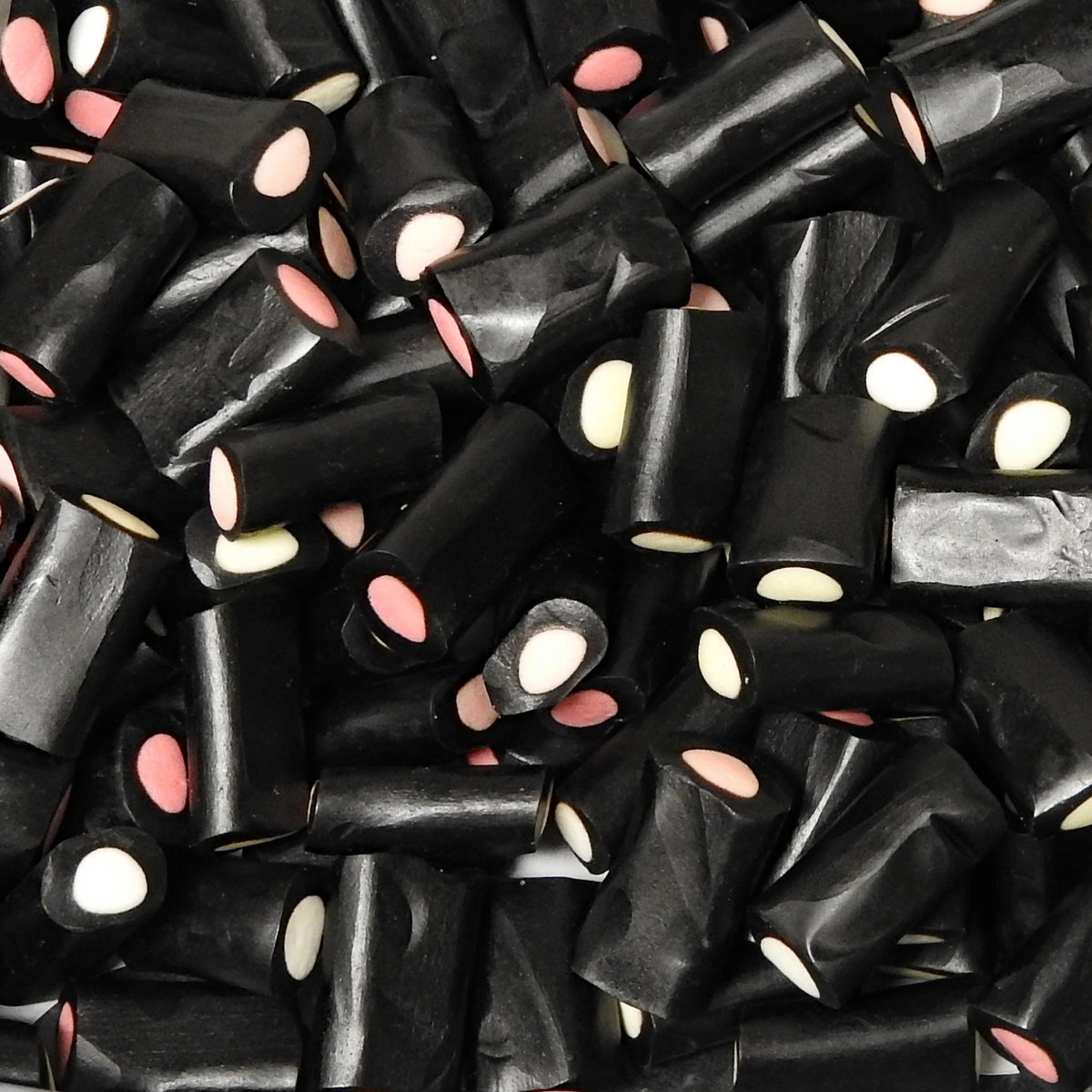 Liquorice Rockets Liquorice Cream Rock -Retro & Old Fashioned Sweets at The Sweetie Jar