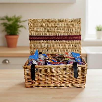 Retro Sweets Wicker Hamper : Large