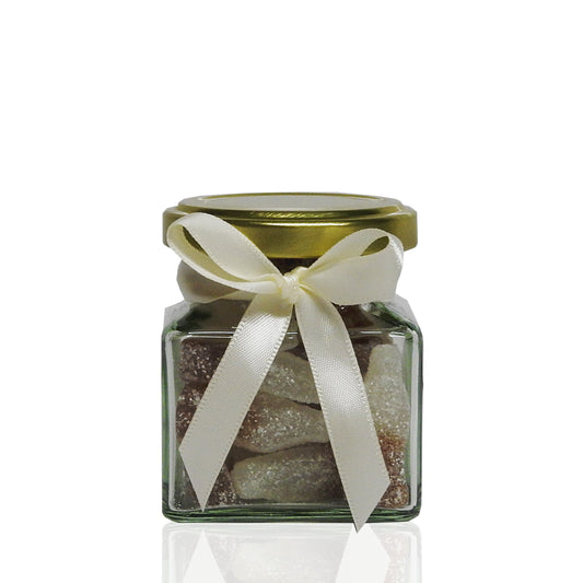 Mini Glass Sweet Jar of Fizzy Cola Bottles at The Sweetie Jar