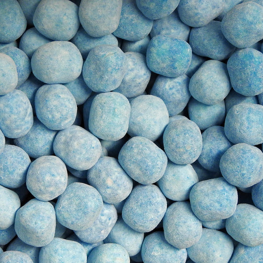 Blue Raspberry Bonbons - Sugar Dusted Raspberry Flavour Chewy Sweets at The Sweetie Jar