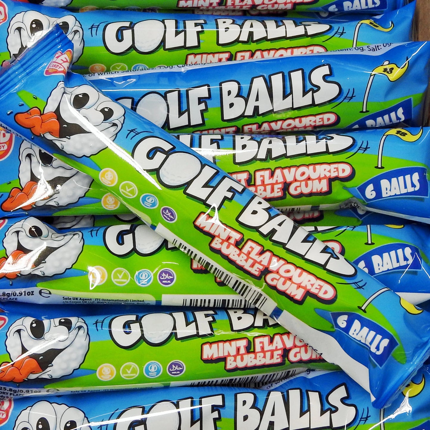 Golf Balls Bubble Gum - Retro Sweets at The Sweetie Jar