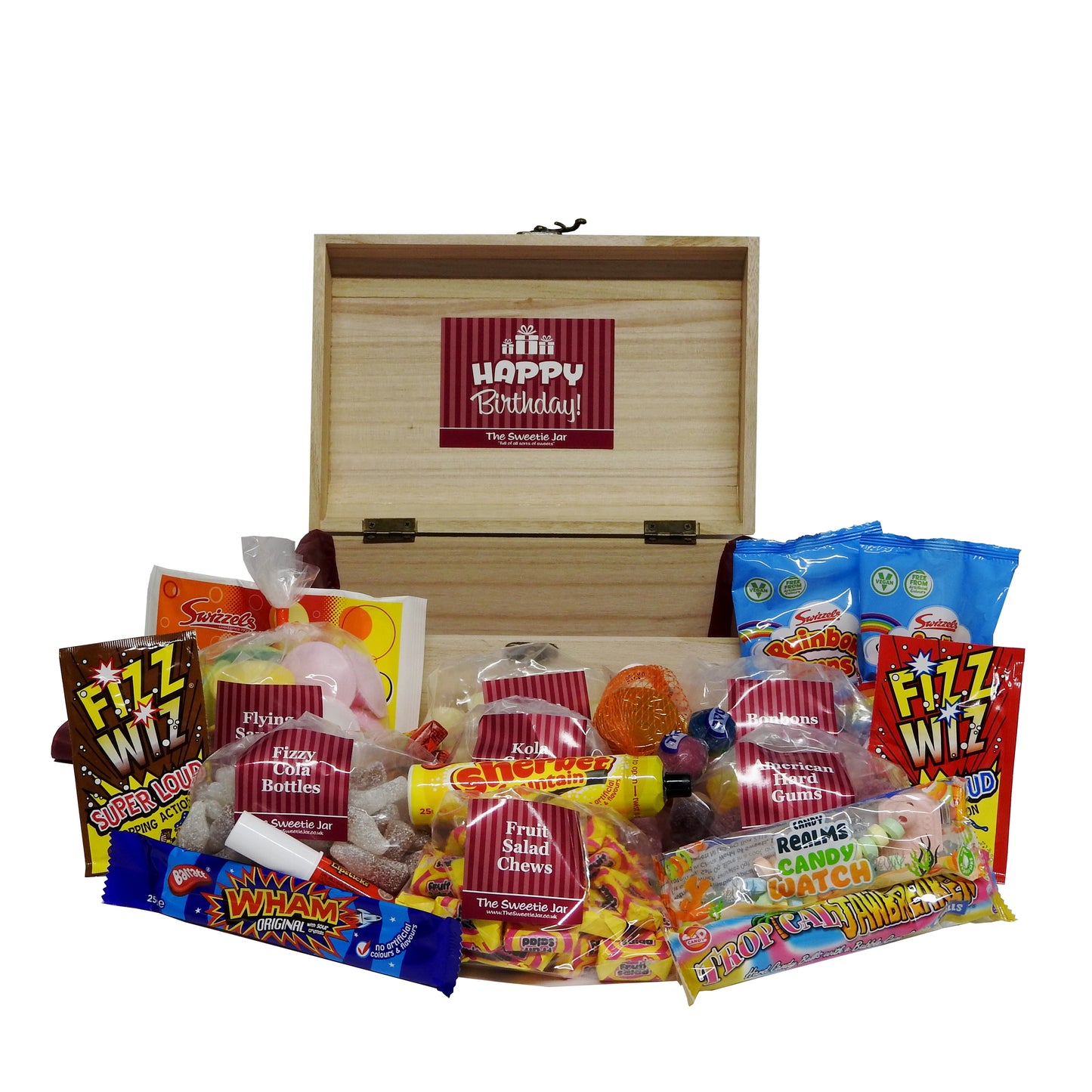 Retro Sweets Wooden Chest - Retro Sweet Gifts at The Sweetie Jar