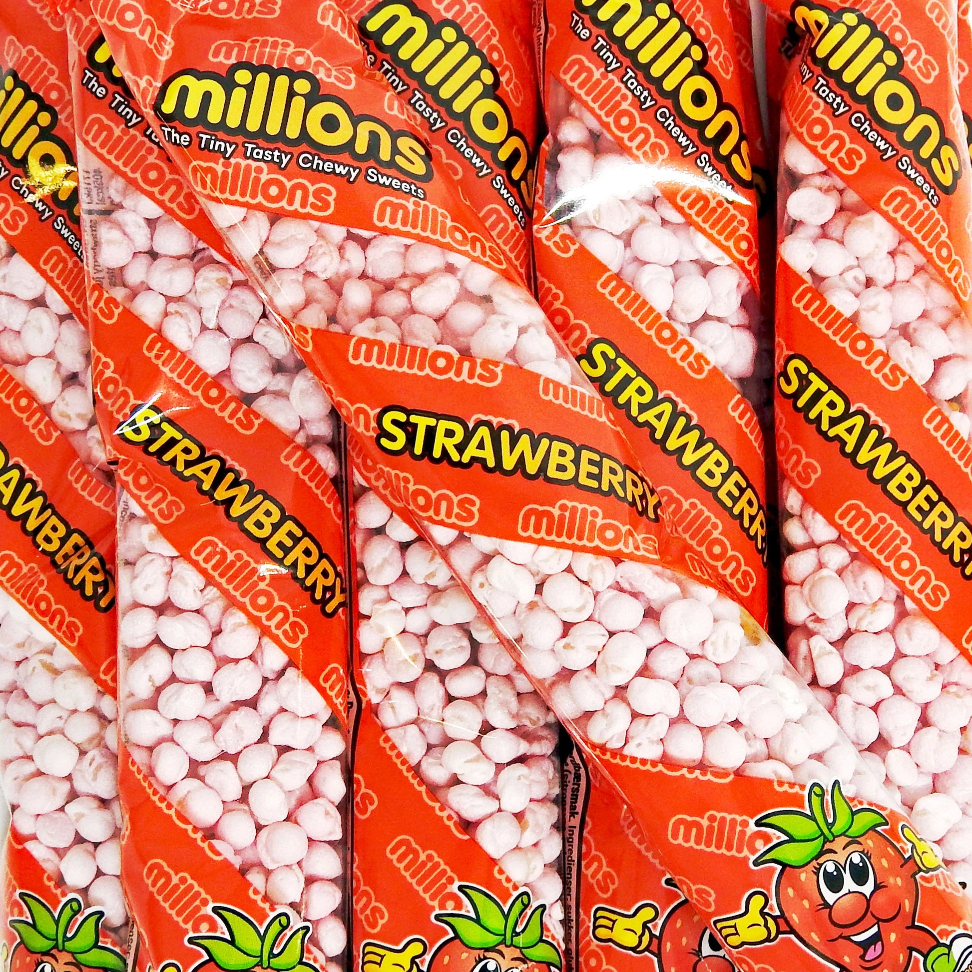 Strawberry Millions - Retro Sweets at The Sweetie Jar