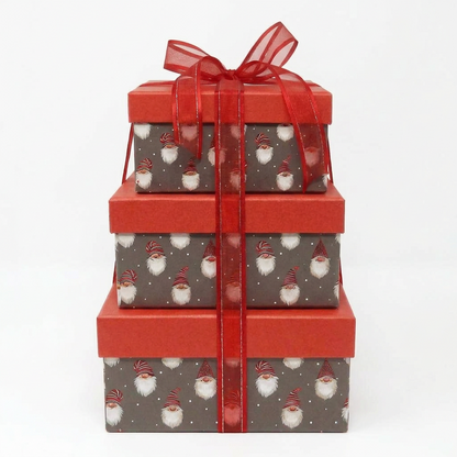 CHRISTMAS Retro Sweets Pyramid - A 3-tiered Christmas gift at The Sweetie Jar