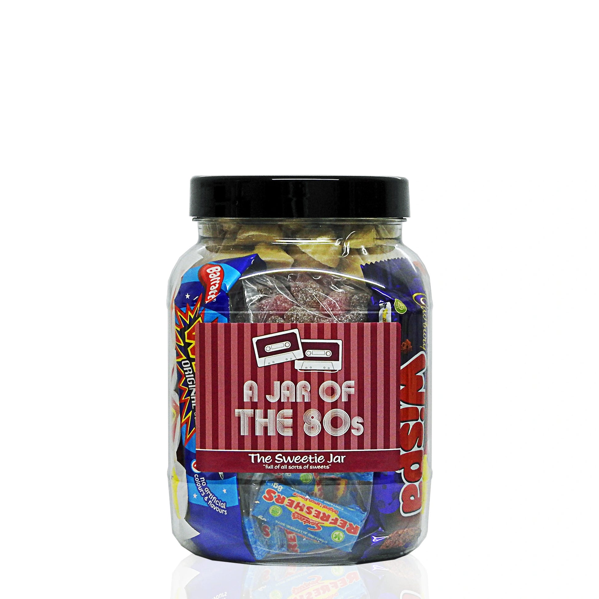 A Medium Sweet Jar of 80s Sweets - Full of Retro Sweets you'll remember from the 80s decade