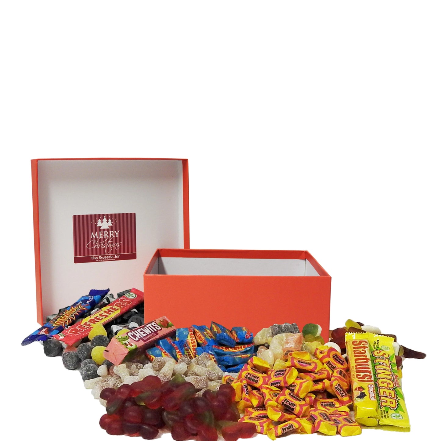Christmas Chews & Jelly Sweets Medium Gift Box - Retro Sweets Gift Boxes at The Sweetie Jar