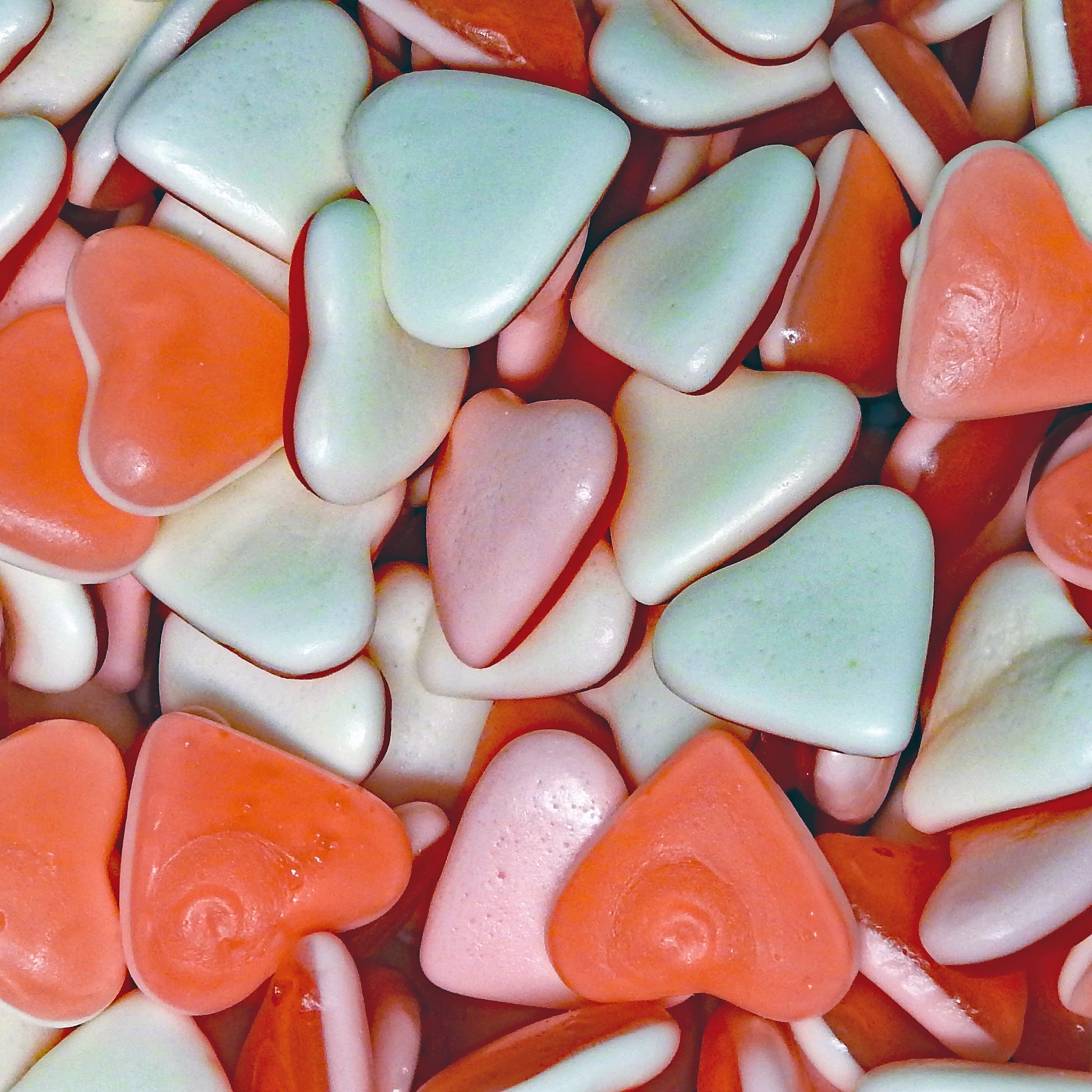 Jelly Foam Hearts - Retro Sweets at The Sweetie Jar