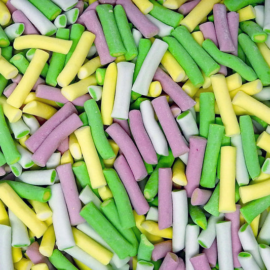 Rhubarb and Custard Tubes - Retro Sweets at The Sweetie Jar