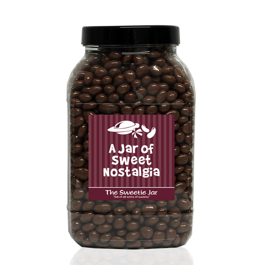 Milk Chocolate Raisins Large Sweet Jar - Retro Sweets Gifts at The Sweetie Jar