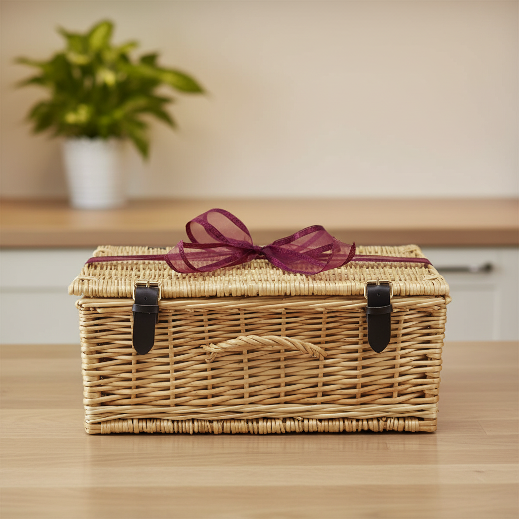Retro Sweets Wicker Hamper : Large