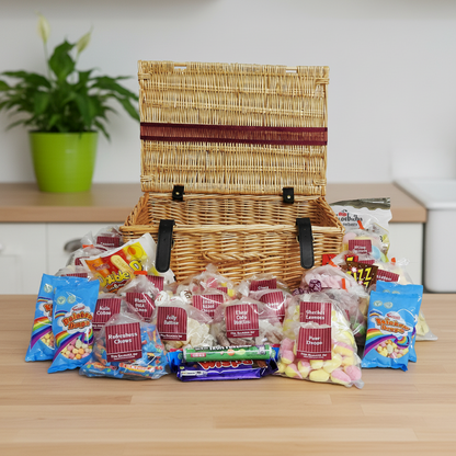 Retro Sweets Wicker Hamper : Large