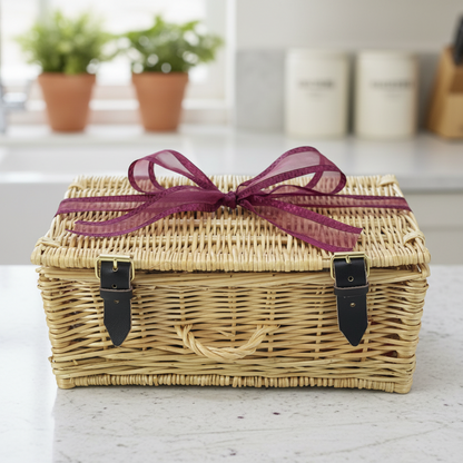 Medium Wicker Hamper - Retro Sweets Gift Hamper for any occasion at The Sweetie Jar