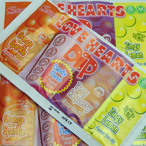 Love Hearts Dips - Retro Sweets at The Sweetie Jar