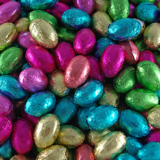 Foiled Milk Chocolate Mini Eggs - Retro Sweets at The Sweetie Jar
