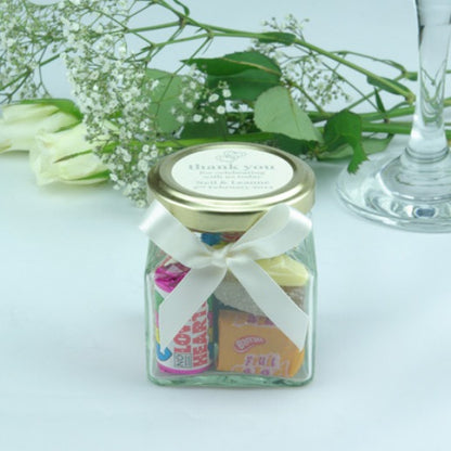 Wedding Favour Mini Glass Sweet Jars at The Sweetie Jar