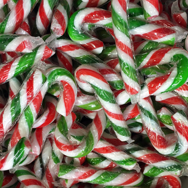 Mini Candy Canes - Retro Sweets at The Sweetie Jar
