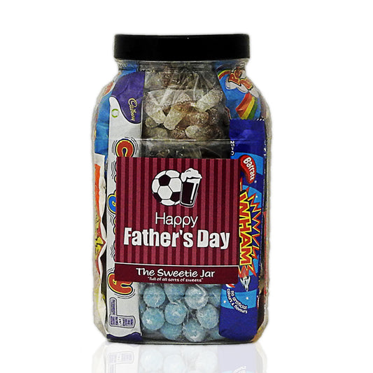 Happy Fathers Day Retro Sweet Jar - Large - Gift Jars at The Sweetie Jar
