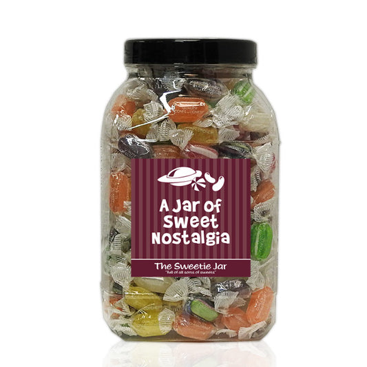 A Large Jar of Winter Mixtures -Jars of Retro Sweets at The Sweetie Jar