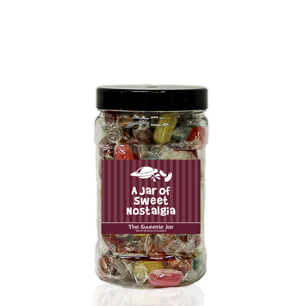 A Small Jar of Winter Mixtures -Jars of Retro Sweets at The Sweetie Jar
