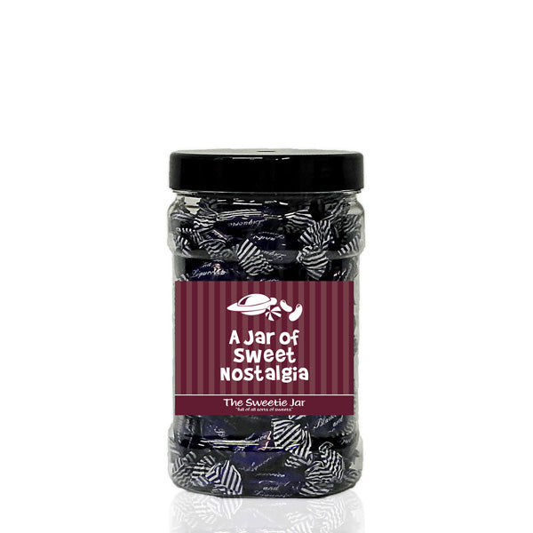 A Small Jar of Blackcurrant and Liquorice - Blackcurrant and Liquorice Flavour Boiled Sweets