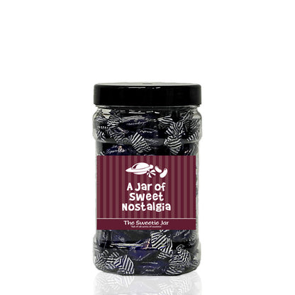 A Small Jar of Blackcurrant and Liquorice - Blackcurrant and Liquorice Flavour Boiled Sweets