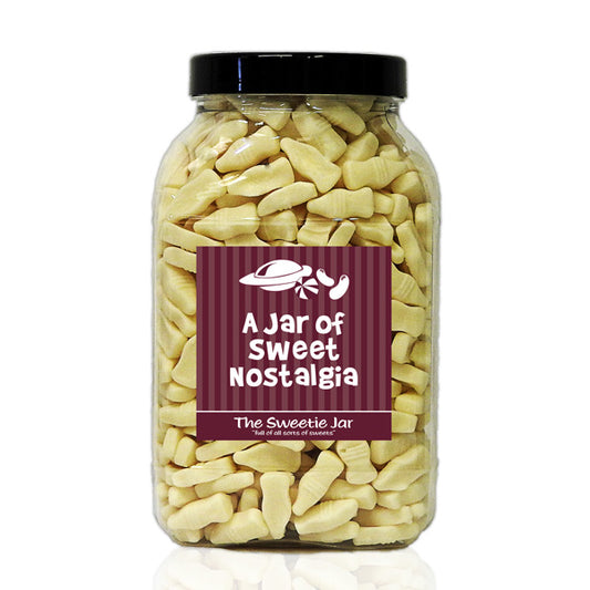 A Large Jar of Milk Bottles - Milk Bottle Shaped Gums