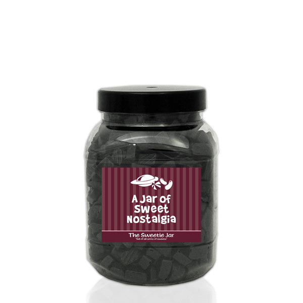 A Medium Jar of Lion Liquorice Gums - Liquorice Flavoured Gums at The Sweetie Jar