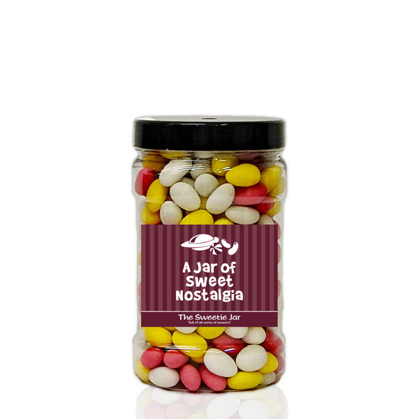 A Small Jar of Sugared Almonds - Retro Sweet Gift Jars at The Sweetie Jar