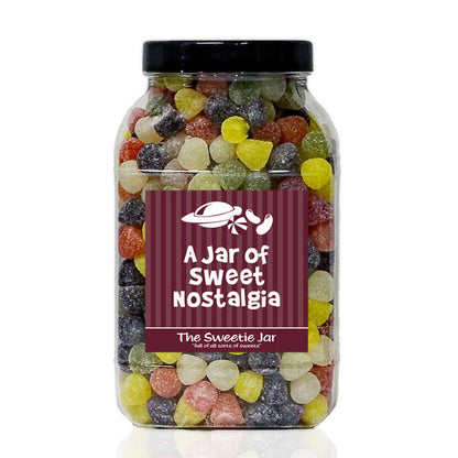 A Large Jar of American Hard Gums - Fruit Flavour Gums