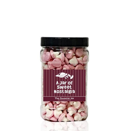 A Small Jar of Foam Mushrooms - Fruit Flavour Jelly Foam Sweets